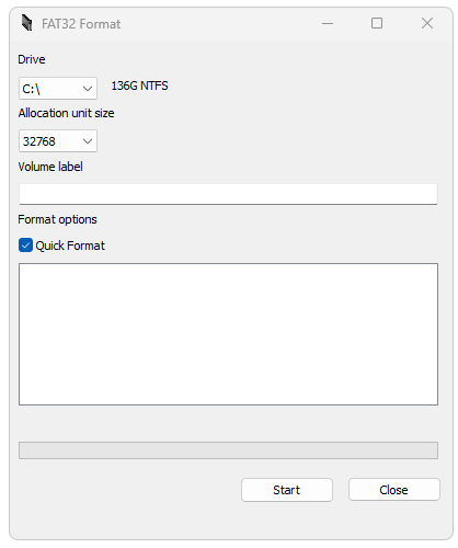 FAT32format