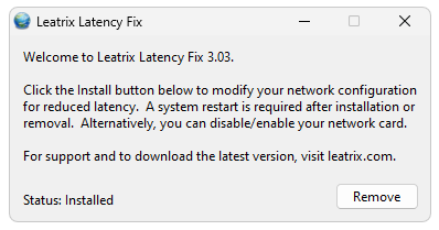 Иконка Leatrix Latency Fix