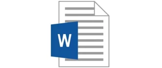 Иконка Word для Windows 10