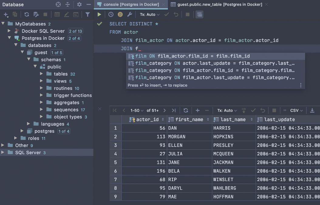 JetBrains DataGrip