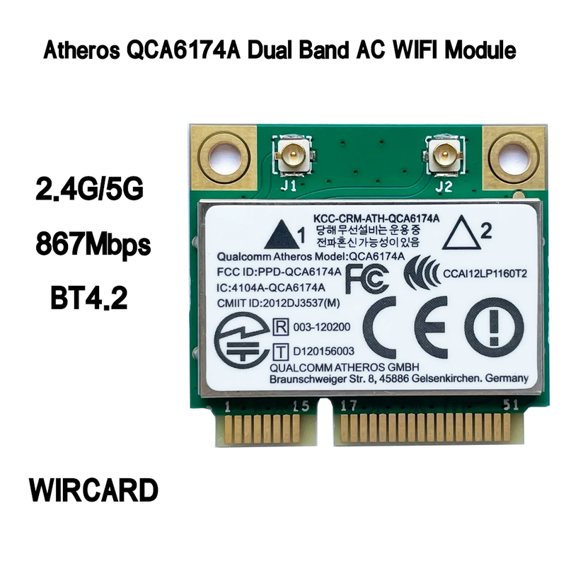 Qualcomm Atheros Streamboost AR9485WB-EG Wireless Network Adapter