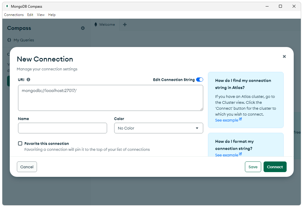 Работа с MongoDB