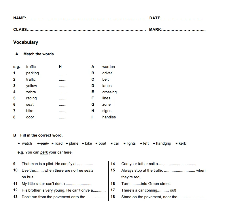 Работа с Test Booklet 6