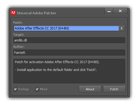 Universal Adobe Patcher