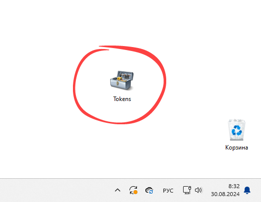 Запуск Token.exe